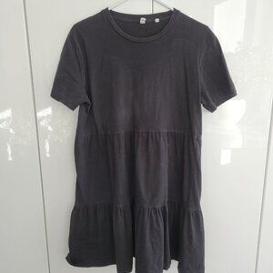 KOTN Tiered Dress in Black Size S